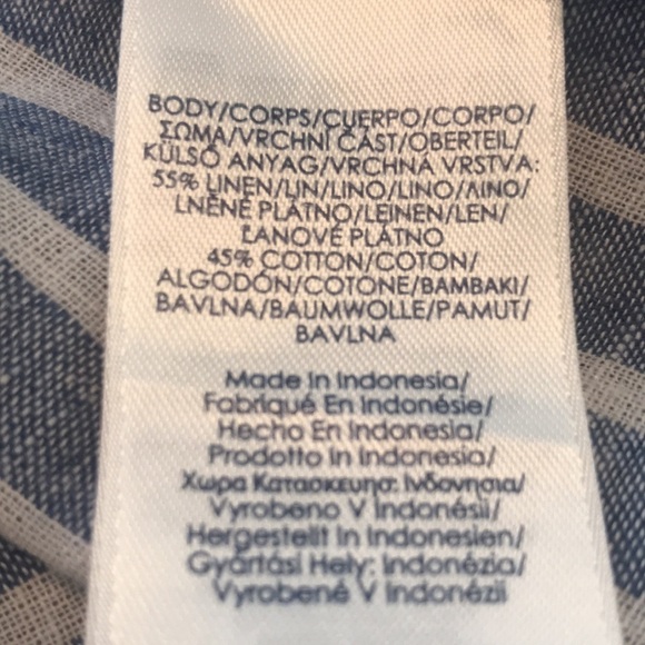 NWT Chaps Linen Blend Ruffled Wrap Midi Skirt Size 2X - Picture 6 of 12